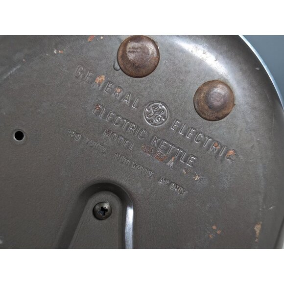 Vintage General Electric Kettle KE62A 1500W Automatic Boil N Shimmer WORKS - Picture 14 of 16